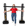 5 ft. x 5 ft. Inflatable Black Limbo Bars with Gold Glitter Set - 3 Pc. Image 1