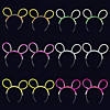 5" Glow Stick Cat Ear Plastic Headbands &amp;#8211; 12 Pc. Image 1