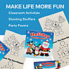 5" Holiday Paper Activity Booklets with 4-Color Crayons - 12 Pc. Image 1