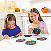 5" Magic Color Scratch Paper Pumpkin Ornaments - 24 Pc. Image 2