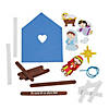 5" Nativity Scene Craft Stick Christmas Ornament Craft Kit - Makes 12 Image 1