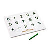 5" Numbers Magnetic Tracing Board Image 1