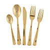 5-Pc. Premium Gold Plastic Cutlery Sets - 40 Ct. Image 1