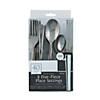 5-Pc. Premium Silver Plastic Cutlery Sets - 40 Ct. Image 1