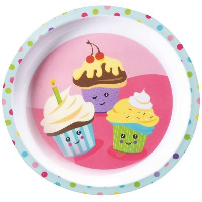 5 Pc Mealtime Feeding Set for Kids and Toddlers - Cupcake Image 3