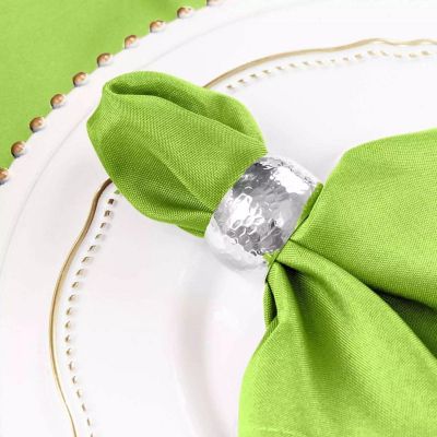 5 pcs 17" Polyester Napkins Affordable Wedding Table Top Supply Decorations  Image 1
