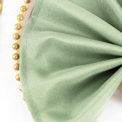 5 pcs 17" Polyester Napkins Affordable Wedding Table Top Supply Decorations  Image 1