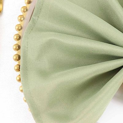 5 pcs 17" Polyester Napkins Affordable Wedding Table Top Supply Decorations  Image 2