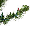 5' Pre-Lit Medium Canadian Pine Artificial Christmas Tree - Multicolor Lights Image 1