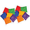 5" Reinforced Solid Color Nylon Bean Bags - 12 Pc. Image 1