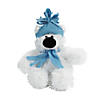 5" Small Holiday Stuffed Polar Bear with Winter Hat & Scarf Image 1