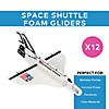 5" USA Space Shuttle Foam Gliders with Weighted Nose - 12 Pc. Image 2