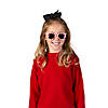 5" x 1 3/4" Kids Candy Cane Print Plastic Sunglasses - 12 Pc. Image 1