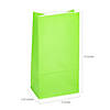 5" x 10" Bright Neon Treat Bags - 12 Pc. Image 1