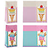 5" x 10" Bulk 48 Pc.Large Ice Cream Treat Bags with Cherry Stickers Image 1