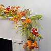 5' x 10" Pumpkins and Berries with Leaves Artificial Thanksgiving Garland - Unlit Image 1