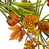 5' x 10" Pumpkins and Berries with Leaves Artificial Thanksgiving Garland - Unlit Image 2