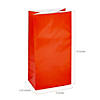 5" x 10" Red Treat Bags - 12 Pc. Image 1