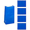 5" x 10" Royal Blue Treat Bags - 12 Pc. Image 1