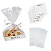 5" x 11 1/2" Cellophane Bags with Thank You Base Insert - 12 Pc. Image 1