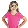 5&quot; x 2 1/2&quot; Kids Valentine Conversation Heart Plastic &amp; Foam Glasses - 12 Pc. Image 1