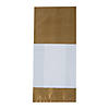 5" x 2 1/2" x 11" Medium Gold Banded Cellophane Bags - 12 Pc. Image 2