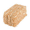 5&quot; x 2 1/2&quot; x 2 1/2&quot; Medium Natural Straw Hay Bale Image 1