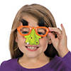 5" x 2 3/4" Monster Funny Multicolor Plastic Disguise Glasses- 12 Pc. Image 1