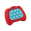 5&quot; x 3 1/2&quot; Fast Pop! 4-Mode Red &amp; Light Blue Push Electronic Game with Lights &amp; Sounds Image 1