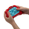 5&quot; x 3 1/2&quot; Fast Pop! 4-Mode Red &amp; Light Blue Push Electronic Game with Lights &amp; Sounds Image 1