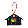 5" x 3 1/2" Nativity Silhouette Christmas Ornament Craft Kit - Makes 12 Image 1