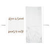 5" x 3" x 11 1/2" Cellophane Bags with Love Is Sweet Base Insert - 12 Pc. Image 1