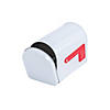 5" x 3" x 3 3/4" Mini White Metal Mailbox Craft Activity Image 1