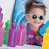 5" x 4 1/2" Mega Bulk 100 Pc. Kids Patterned Plastic Sunglasses Assortment Image 2