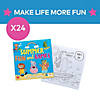 5" x 5" 12 pg. Summer Fun & Games Paper Activity Books - 24 Pc. Image 1