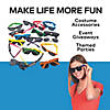 5" x 5" Bulk 48 Pc. Adults Solid Colored &amp; Patterned Sunglasses Assortment Image 2