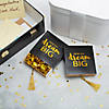 5" x 5" Graduation Dream Big Black & Gold Paper Favor Boxes with Tassel - 12 Pc. Image 3