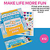 5" x 5" Wedding Day Activity Books with Stickers & Crayons - 12 Sets Image 2