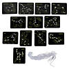 5" x 6 1/2" Glow-in-the-Dark Lacing Cardboard Constellation Cards - 24 Pc. Image 1