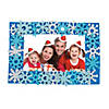 5" x 6 1/2" Snowflake Picture Frame Magnet Craft Kit - Makes 12 Image 1