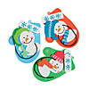 5" x 6 1/2" Snowman Mitten Christmas Ornament Craft Kit - Makes 12 Image 1