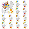 5&quot; x 6 1/4&quot; 3D Silly Goose Jointed Foam Craft Kit &amp;#8211; Makes 12 Image 1