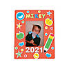 5" x 6 1/4" Red School Picture Frame Magnet Foam Craft Kit - Makes 24 Image 1