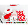 5" x 6" Mini Santa Polyester Drawstring Bags - 12 Pc. Image 3