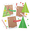 5" x 7" Christmas Tree Card Cardstock Craft Kit - Makes 12 Image 1