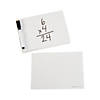 5" x 7" Mini Cardboard Dry Erase Boards with Black Marker - 12 Pc. Image 1