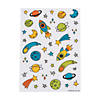 5" x 7" Multicolor Trendy Outer Space Paper Sticker Sheets - 24 Pc. Image 1