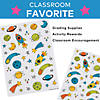 5" x 7" Multicolor Trendy Outer Space Paper Sticker Sheets - 24 Pc. Image 2