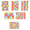 5" x 7" Optical Illusions Multi-Colored Sand Art Pictures - 24 Pc. Image 1