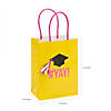 5" x 7" Small Congrats Girl Grad Party Paper Gift Bags - 4 Pc. Image 1
